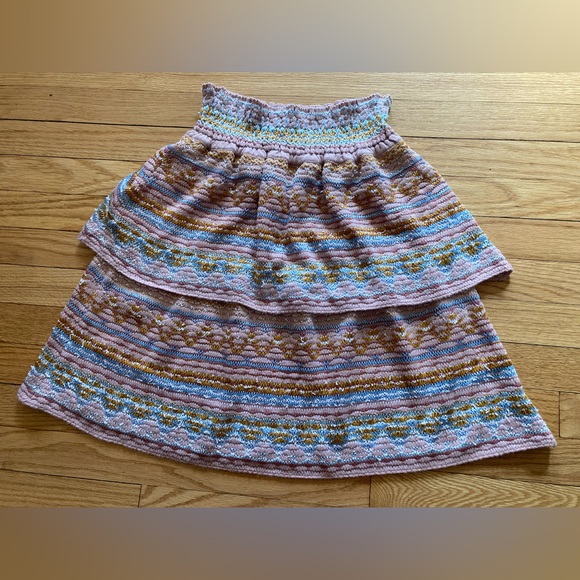 🩷 NWT Cecilia Prado tiered ruffle skirt - Picture 5 of 9